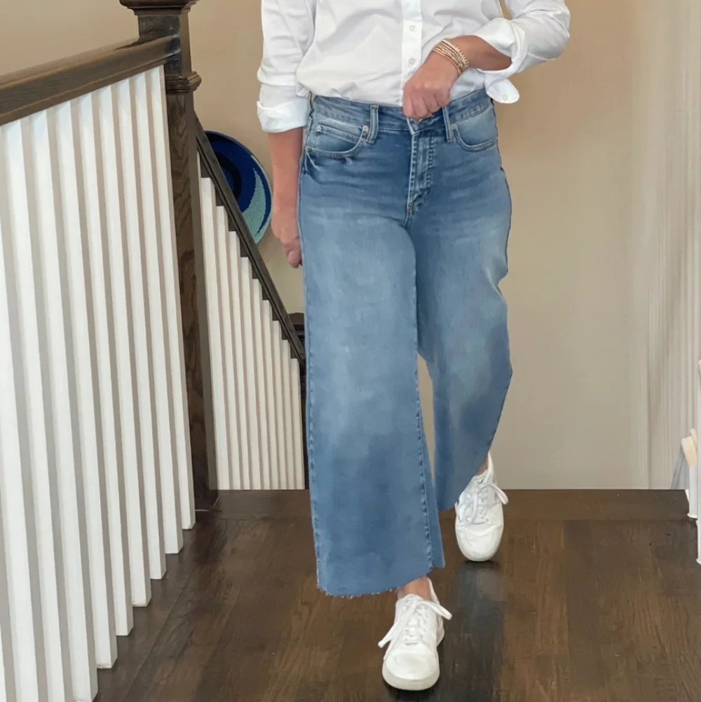 Oat New York Wide Leg Crop Jean - Picture 8 of 13